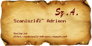 Szaniszló Adrienn névjegykártya